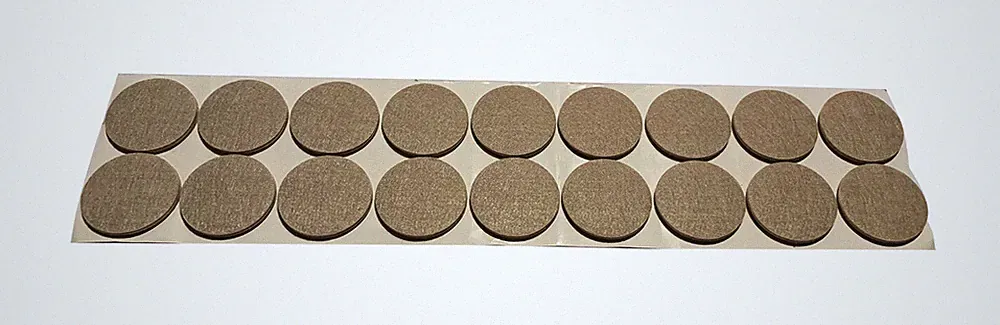 18 Heavy Duty 2” Self Adhesive Felt Bumper Pad Floor Protector Furniture Sliders