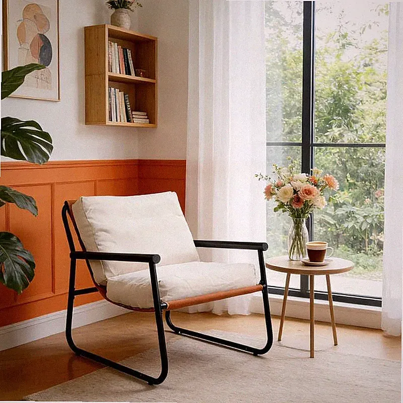 30" Wide Ergonomic Accent Chair - Heavy Duty Lounge Armchair for Living Room