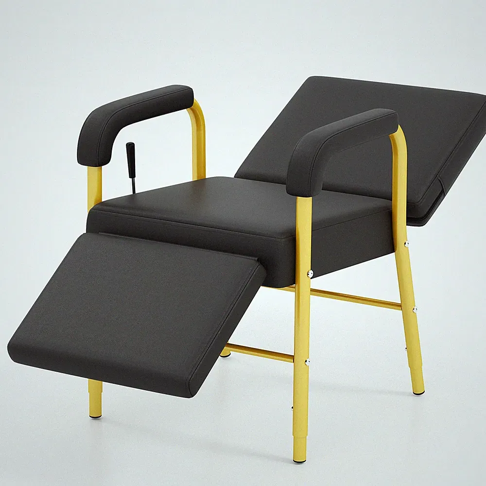 Adjustable Heavy Duty Recline Shampoo Chair with Leg Support Salon Barbershop