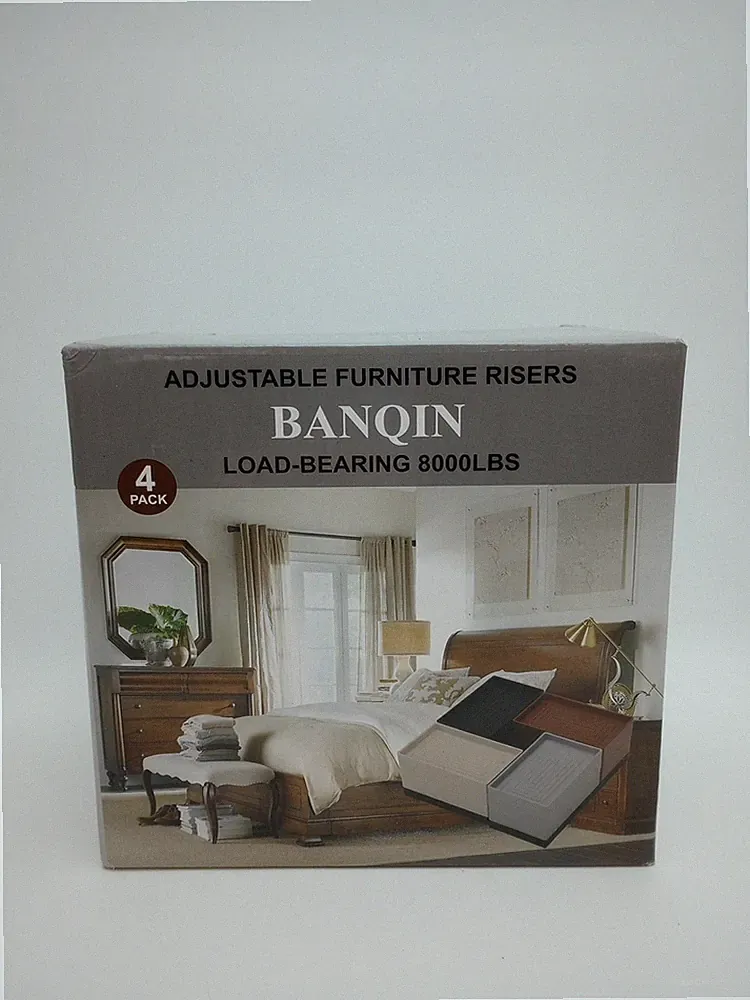 Bed Risers Heavy Duty Adjustable Furniture Risers 4 Inches Bed Raisers. 139