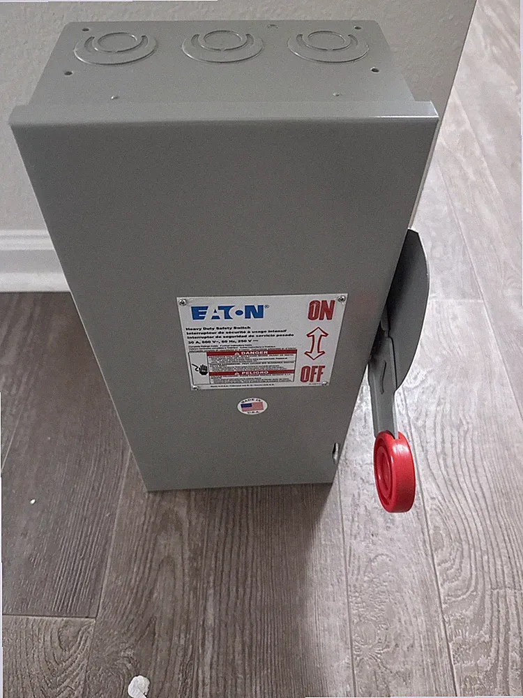 Eaton DH361UGK Heavy Duty 30A 600V Safety Switch