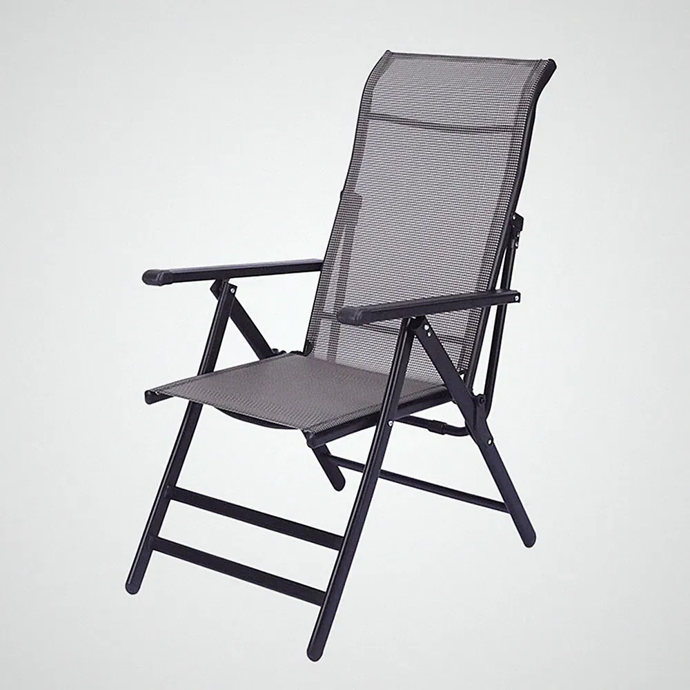 Heavy Duty Folding Chair High Back Chaise Lounge Chair Beach Reclining Chairs