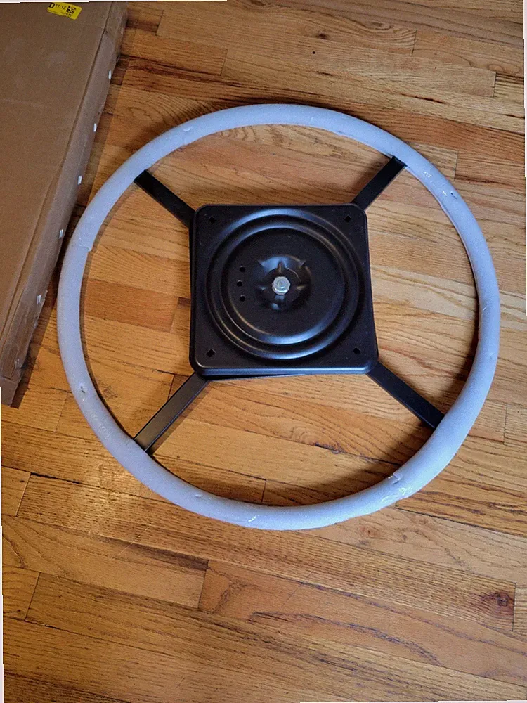 Heavy Duty 25.5" Recliner Chair Sofa Furniture Ring Swivel Base Replacement w...