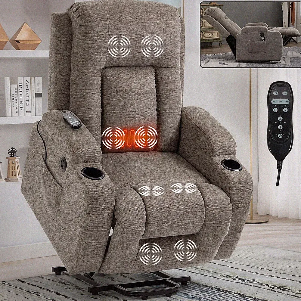 Power Lift Recliner Chair for Elderly, Heavy Duty Motion Mechanism